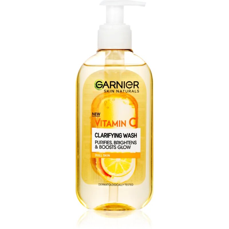 Garnier Vitamin C posvetlitveni čistilni gel za obraz 200 ml
