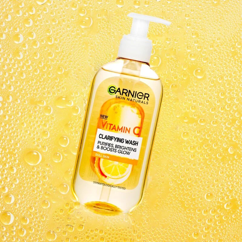 Garnier Vitamin C posvetlitveni čistilni gel za obraz 200 ml