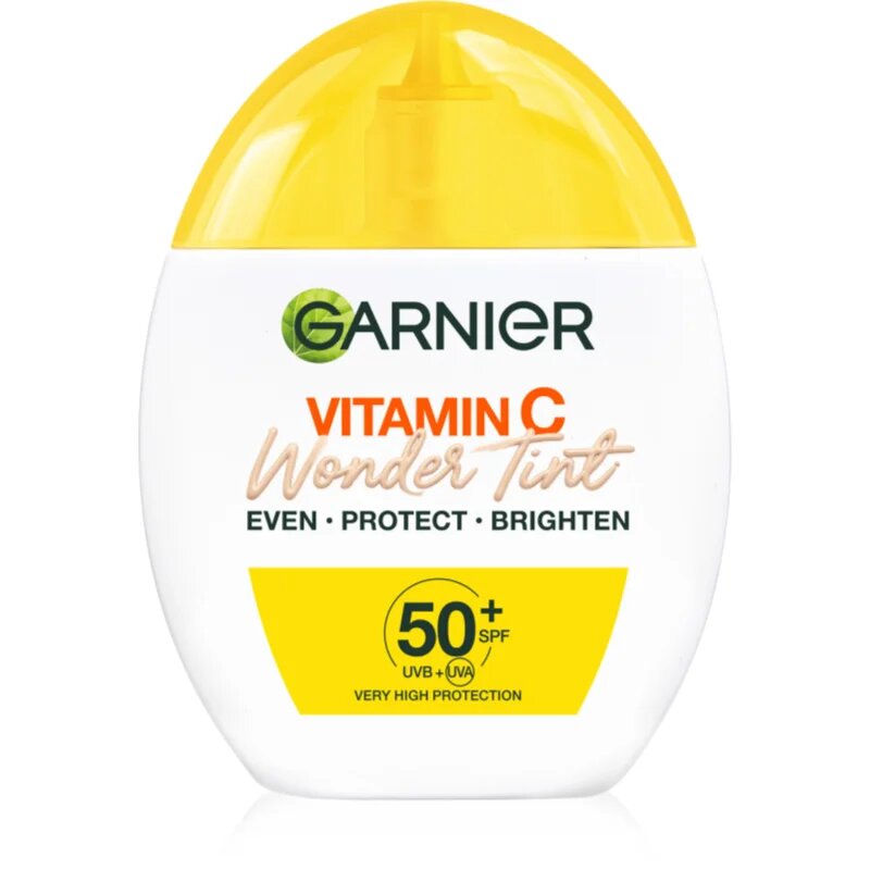 Garnier Vitamin C Wonder Tint lahki tonirani fluid SPF 50+ odtenek Light 40 ml