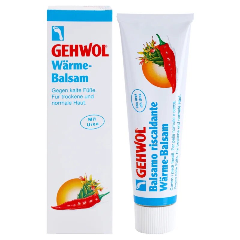 Gehwol Classic segrevalni balzam za noge z vlažilnim učinkom za normalno in suho kožo 75 ml