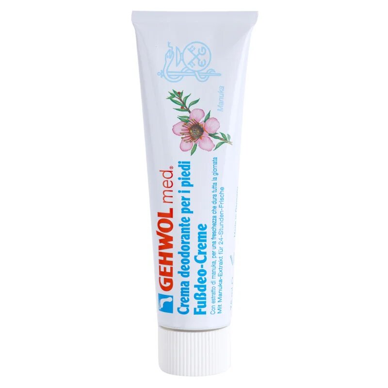 Gehwol MED. intenzivna deodorantna krema z dolgoobstojno zaščito za noge 75 ml