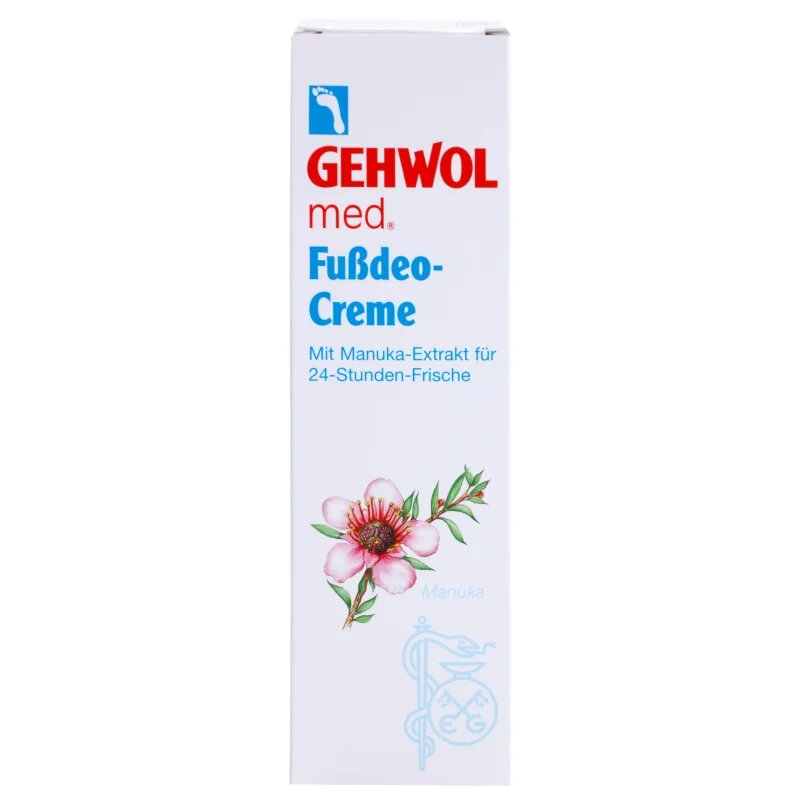 Gehwol MED. intenzivna deodorantna krema z dolgoobstojno zaščito za noge 75 ml