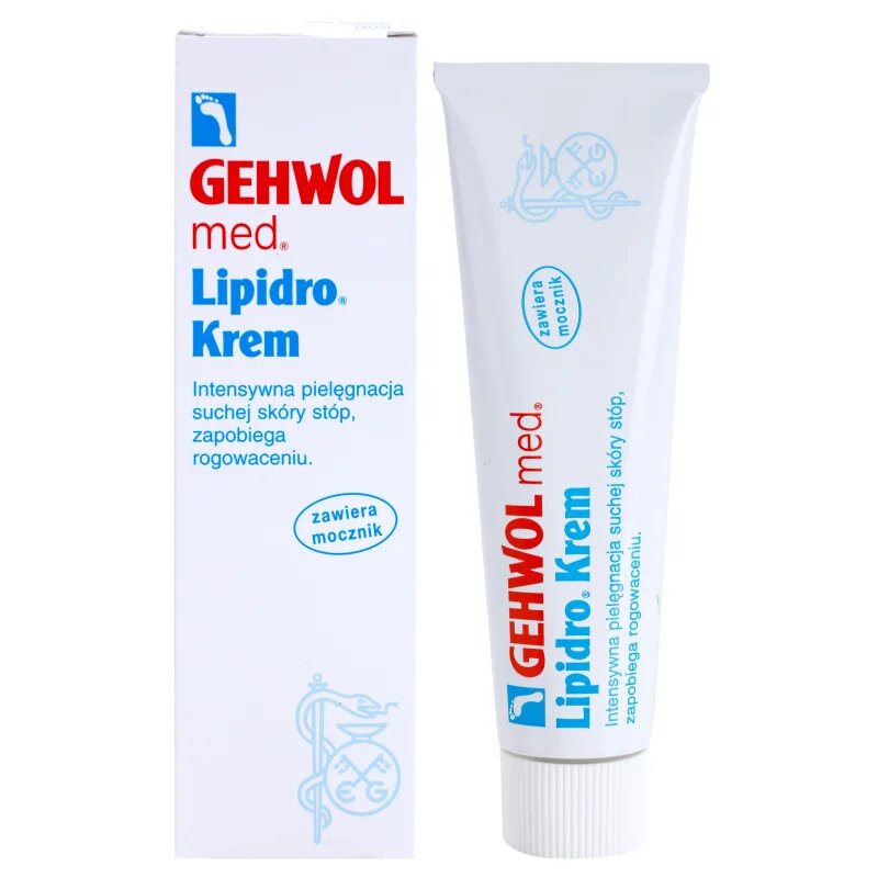 Gehwol MED. krema za noge za suho in občutljivo kožo 75 ml