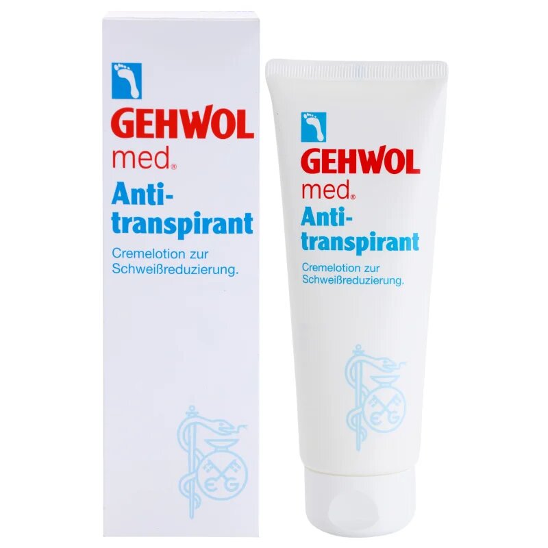 Gehwol MED. kremast antiperspirant za redukcijo potenja za noge 125 ml