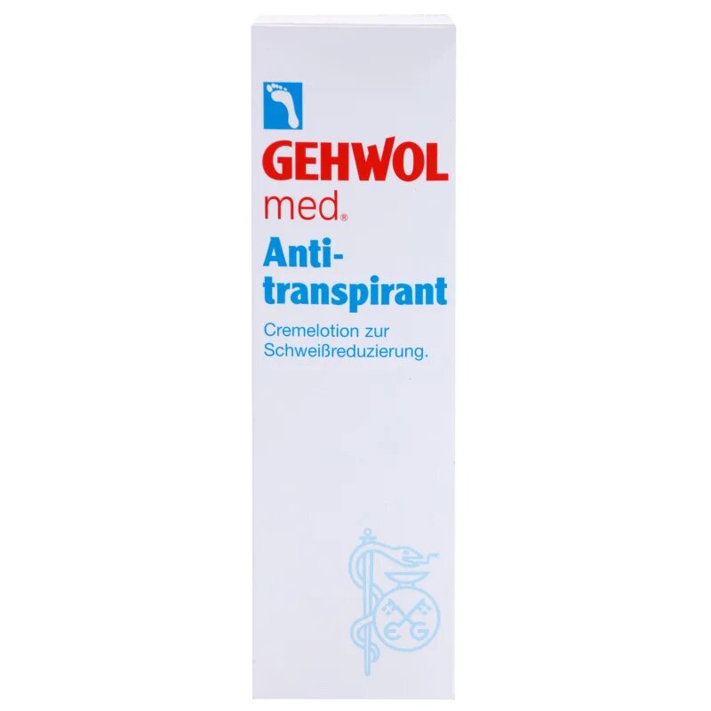 Gehwol MED. kremast antiperspirant za redukcijo potenja za noge 125 ml
