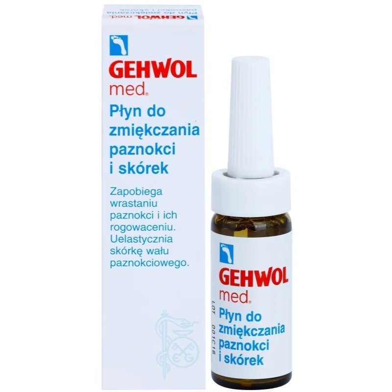 Gehwol MED. mehčalna nega za vraščene nohte in močno otrdelo kožo na stopalih 15 ml