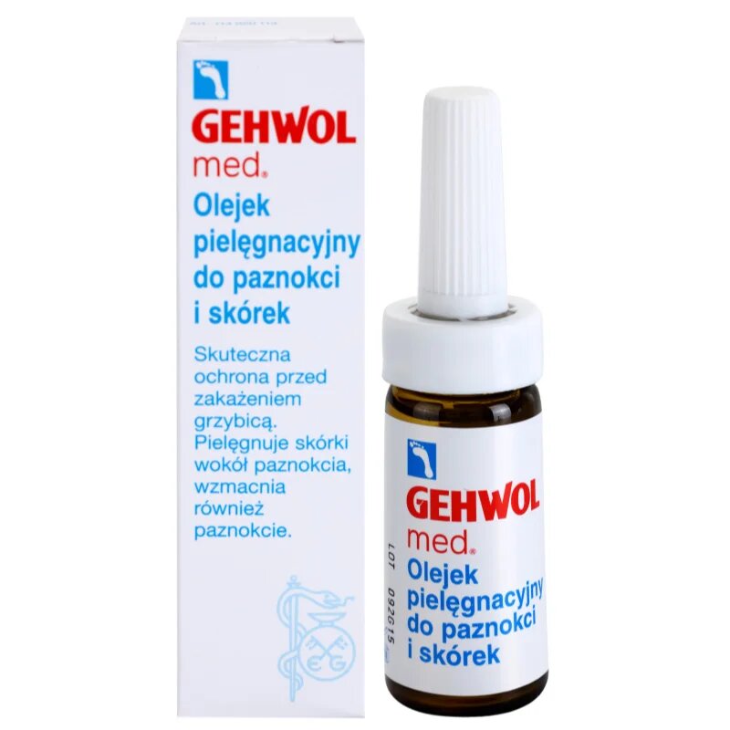 Gehwol MED. zaščitno olje za kožo in nohte na nogah proti glivičnim okužbam 15 ml