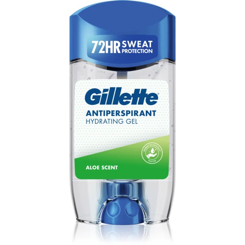 Gillette Antiperspirant Hydrating Gel Aloe Scent antiperspirant gel z vlažilnim učinkom za moške 70 ml