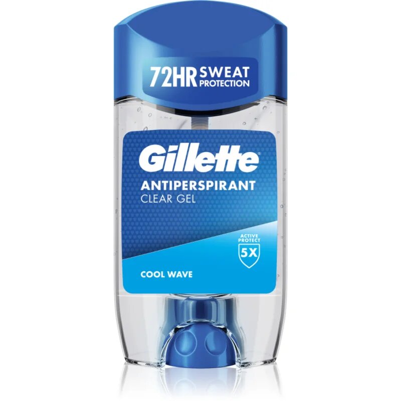 Gillette Cool Wave antiperspirant gel za moške 70 ml