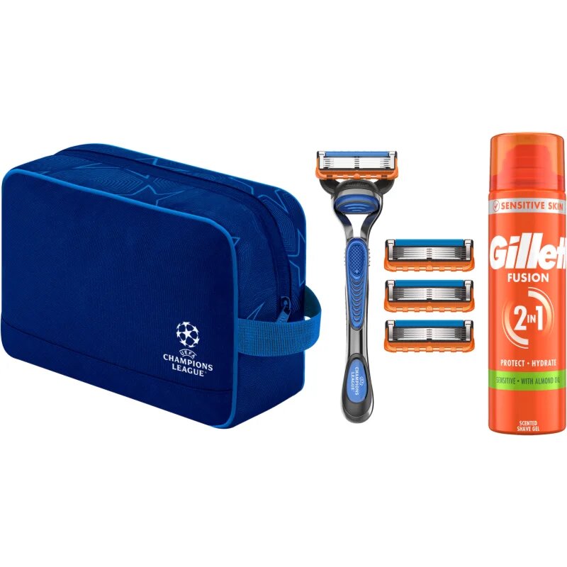 Gillette Fusion5 Champions League Special Edition darilni set za moške