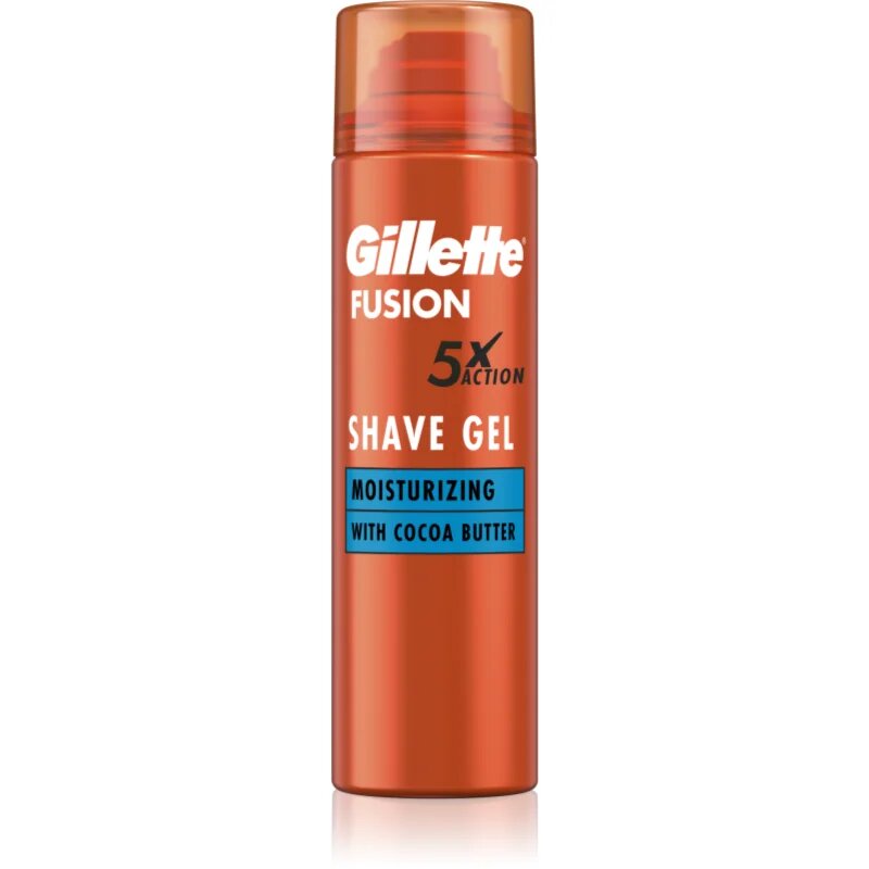 Gillette Fusion5 Cocoa Butter gel za britje za moške 200 ml