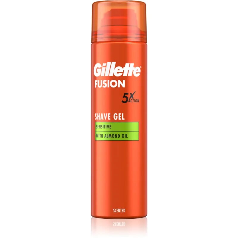 Gillette Fusion5 Sensitive gel za britje za občutljivo kožo 200 ml