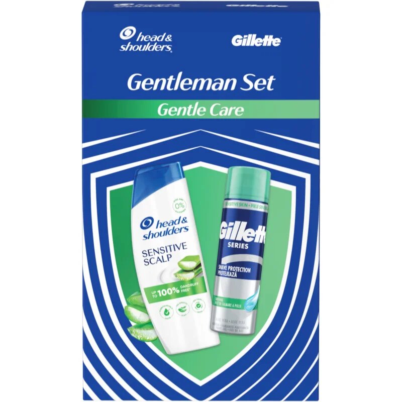 Gillette Gentleman Set Gentle Care darilni set za moške