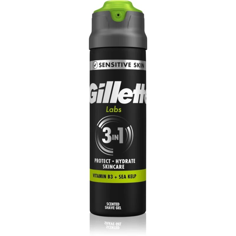 Gillette Labs krema za britje in umivanje 3v1 198 ml