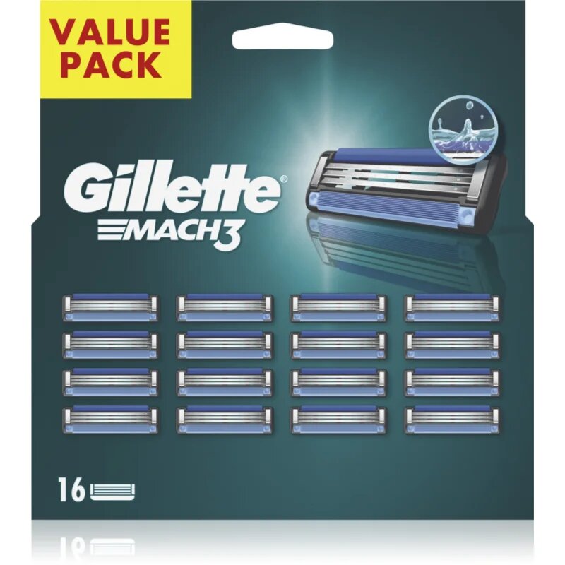 Gillette Mach3 nadomestne britvice 16 kos