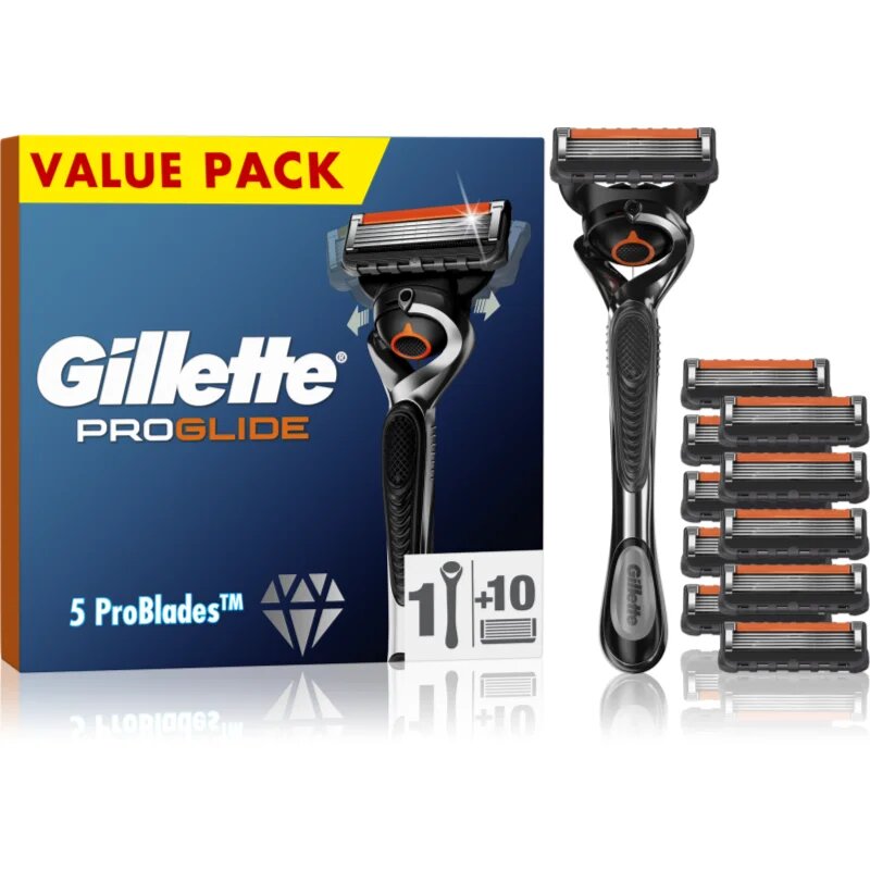 Gillette ProGlide brivnik + nadomestne britvice 10 kos