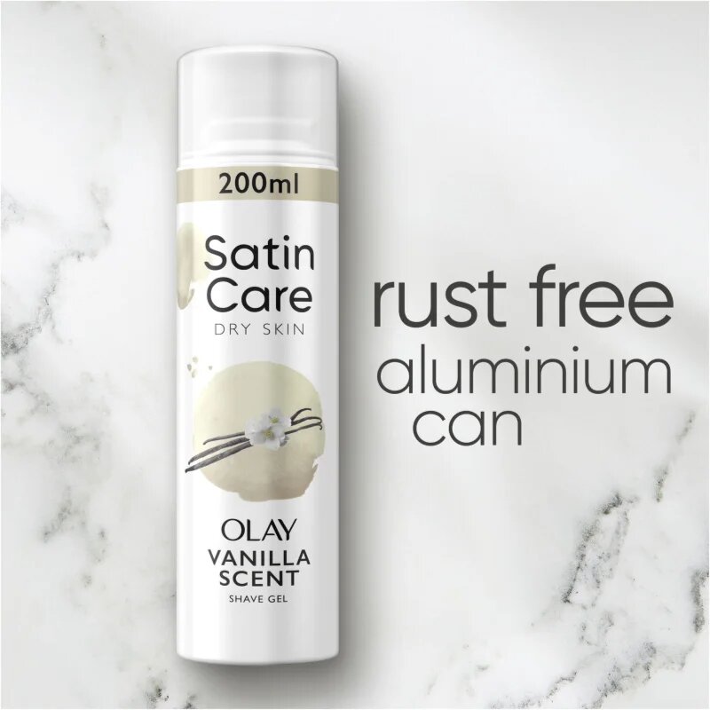 Gillette Satin Care gel za britje Vanilla Dream 200 ml