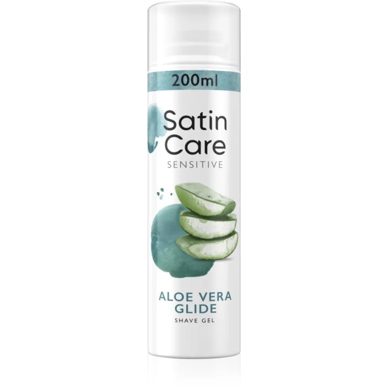 Gillette Satin Care gel za britje za ženske Aloe Vera 200 ml