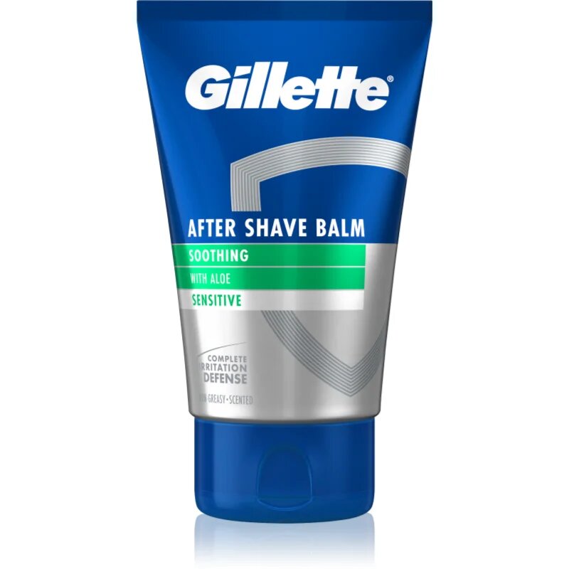 Gillette Sensitive krema za po britju Aloe Vera 100 ml