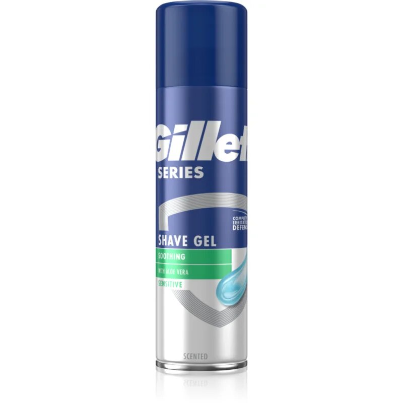 Gillette Series Sensitive gel za britje za moške 200 ml
