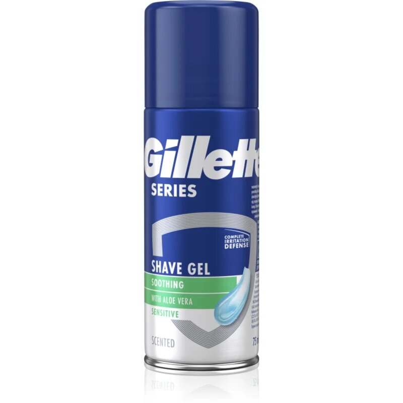 Gillette Series Sensitive gel za britje za moške 75 ml