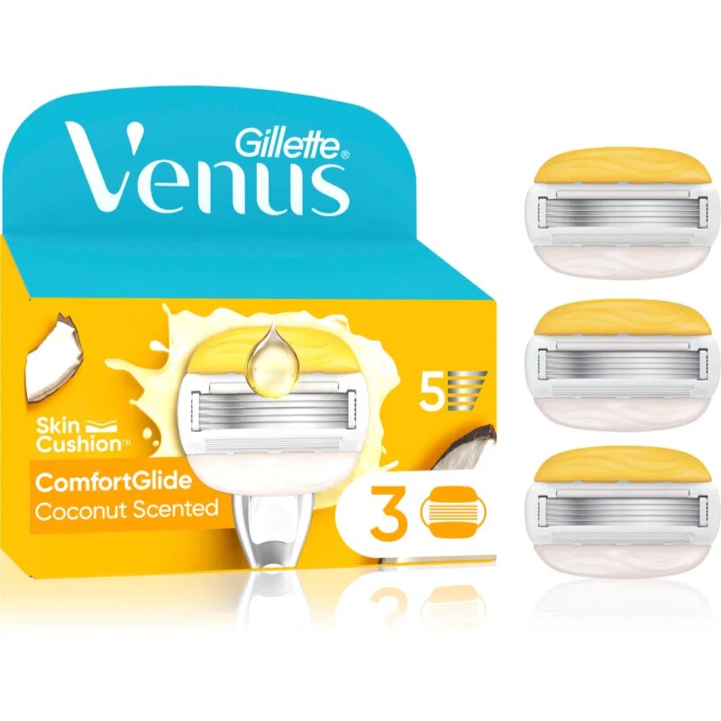 Gillette Venus Comfortglide Coconut nadomestne britvice 3 kos