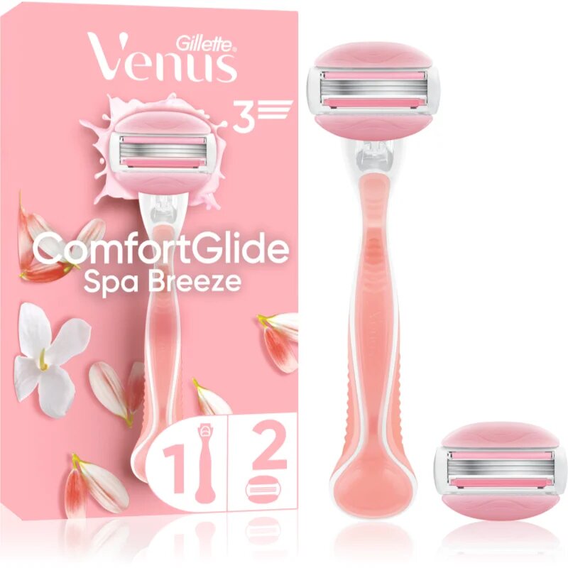 Gillette Venus ComfortGlide Spa Breeze brivnik + 2 nadomestni glavi 1 kos