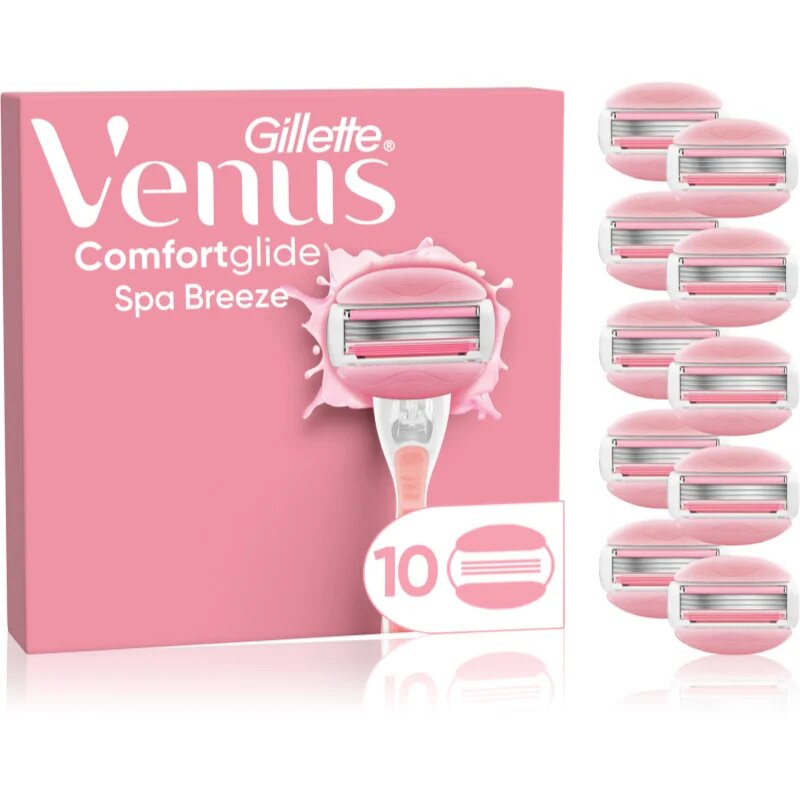 Gillette Venus ComfortGlide Spa Breeze nadomestne britvice 10 kos