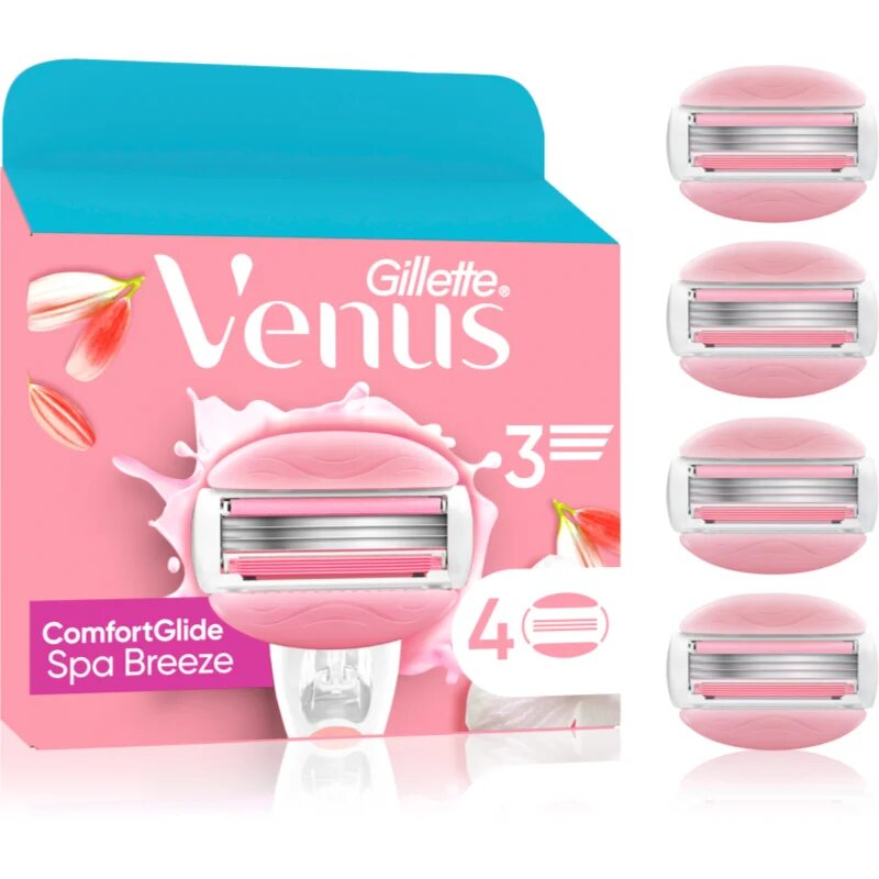 Gillette Venus Comfortglide Spa Breeze nadomestne britvice 4 kos