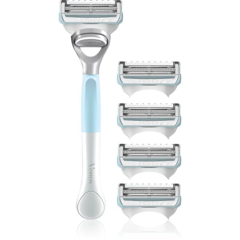 Gillette Venus For Pubic Hair&Skin brivnik za urejanje bikini linije + nadomestna glava 5 kos