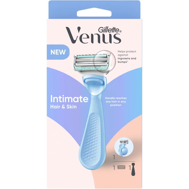 Gillette Venus Intimate brivnik za urejanje bikini linije z zamenljivo britvico 1 kos