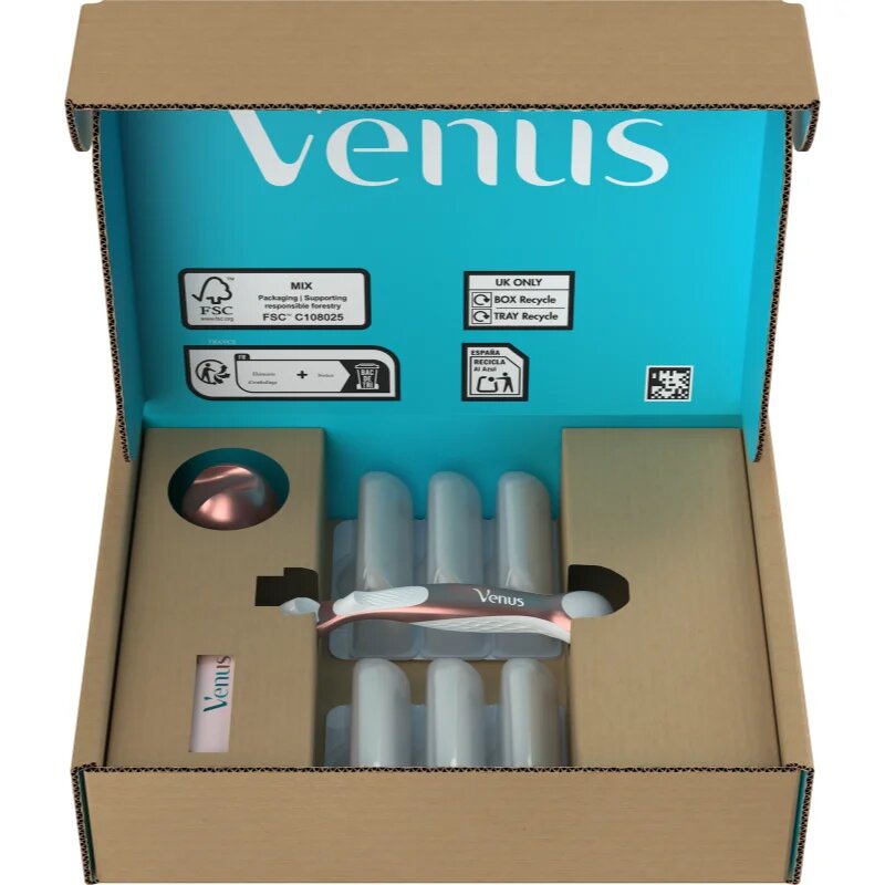 Gillette Venus PRO Smooth Sensitive set za britje za ženske 9 kos