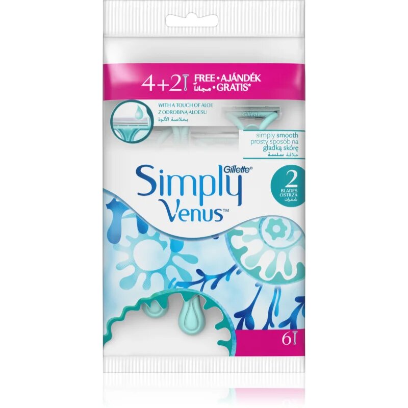 Gillette Venus Simply brivniki za enkratno uporabo 6 kos