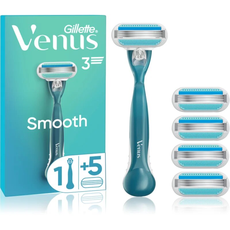 Gillette Venus Smooth brivnik + nadomestne britvice 5 kos