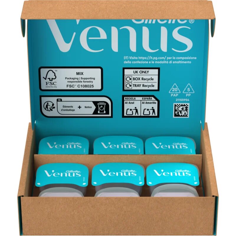 Gillette Venus Smooth nadomestne britvice 16 kos