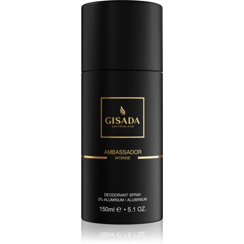 Gisada Ambassador Intense deodorant v pršilu brez aluminija za moške 150 ml