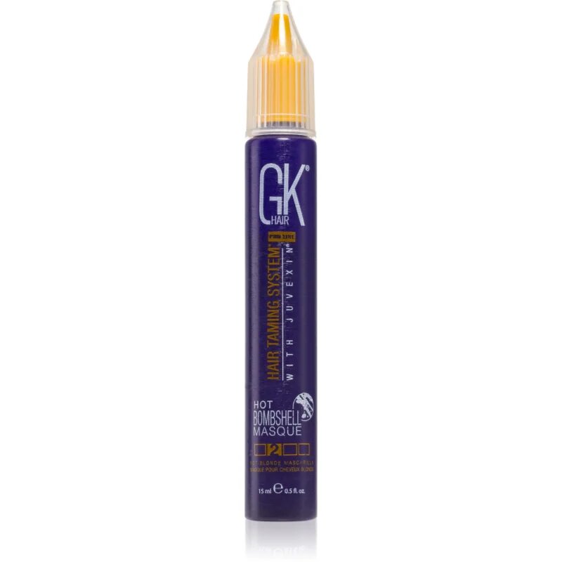 GK Hair Bombshell Hot Masque intenzivno negovalna maska za blond lase 15 ml