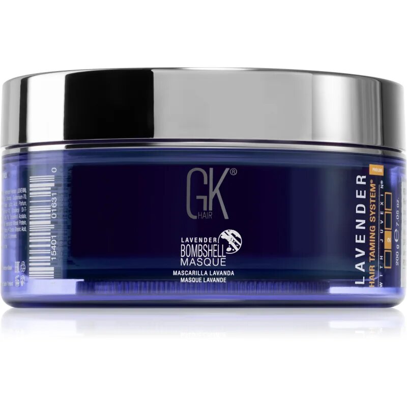 GK Hair Bombshell Masque barvna maska za blond lase odtenek Lavender 200 g