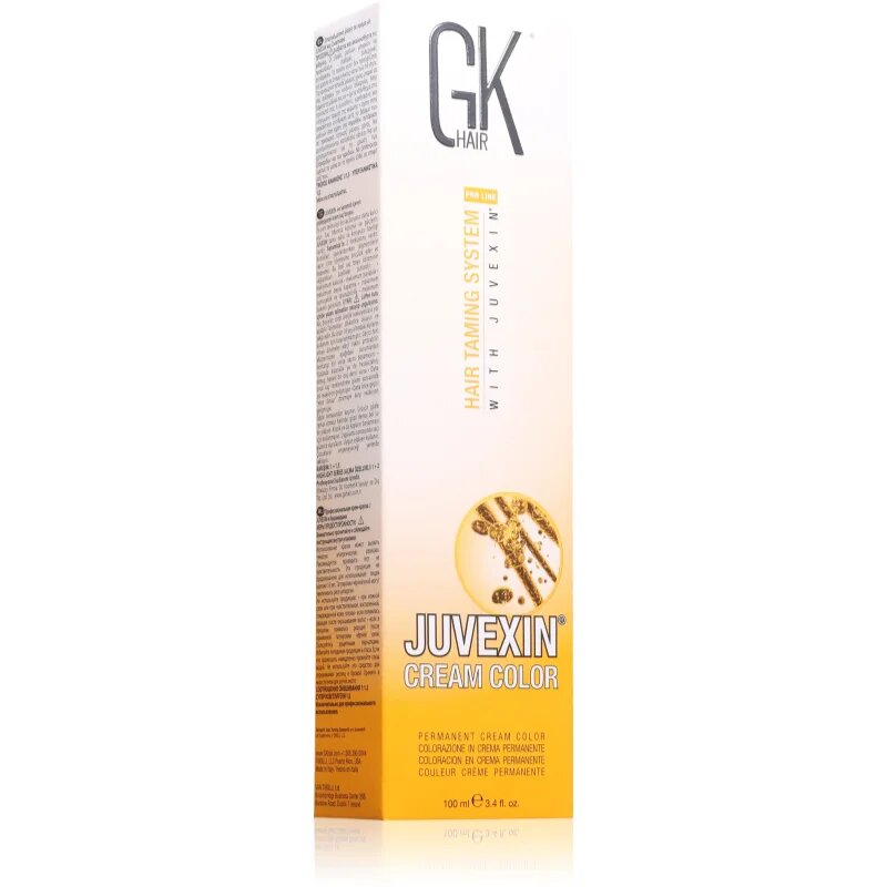GK Hair Pro Line Hair Taming System Permanent Cream Color barvna krema za lase za profesionalno uporabo 6 Dark Blonde 100 ml