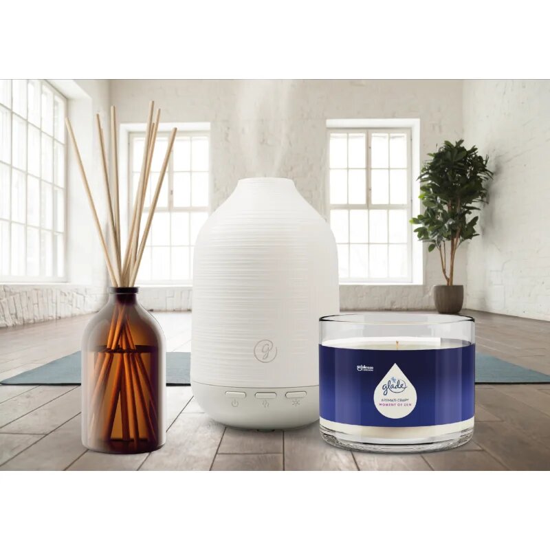 Glade Aromatherapy Calm Mind aroma difuzor s polnilom Bergamot + Lemongrass 80 ml