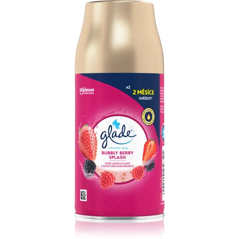 Glade Automatic Bubbly Berry Splash avtomatski osvežilec zraka nadomestno polnilo 269 ml