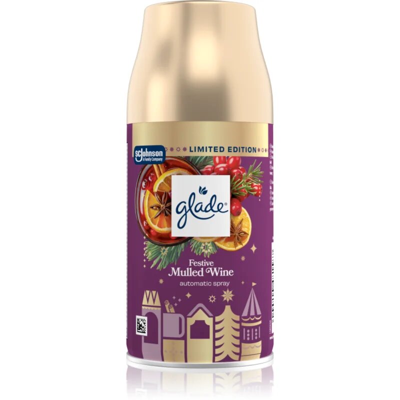 Glade Automatic Festive Mulled Wine avtomatski osvežilec zraka nadomestno polnilo 269 ml