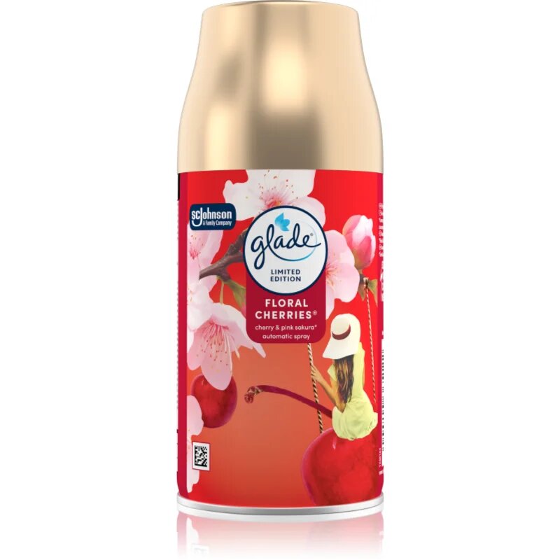 Glade Automatic Floral Cherries avtomatski osvežilec zraka nadomestno polnilo 269 ml