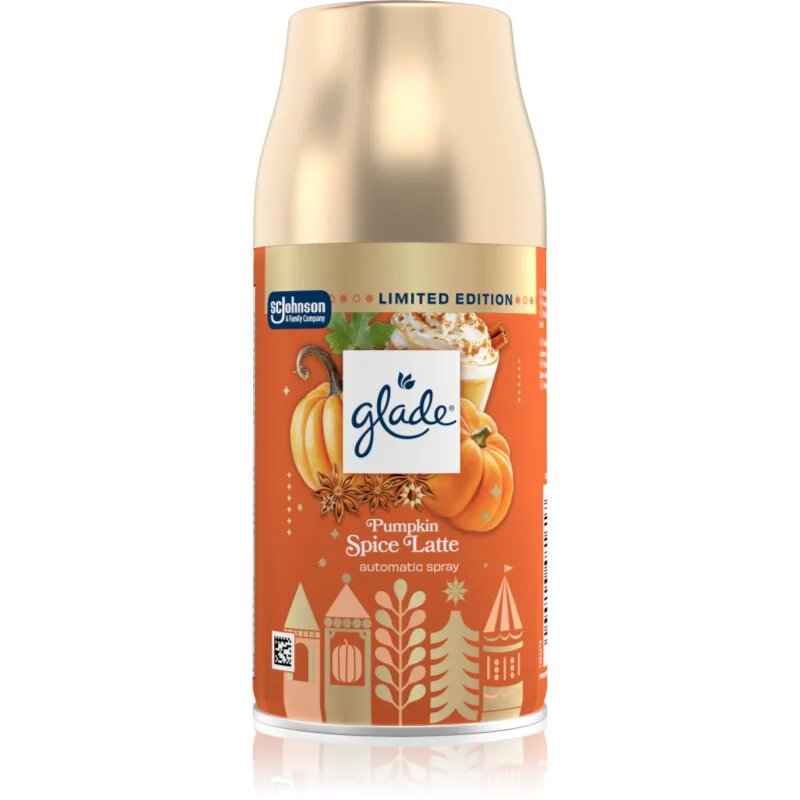 Glade Automatic Pumpkin Spice Latte avtomatski osvežilec zraka nadomestno polnilo 269 ml