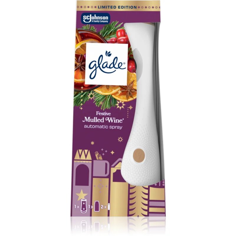 Glade Automatic Spray Festive Mulled Wine avtomatski osvežilec zraka s polnilom 269 ml