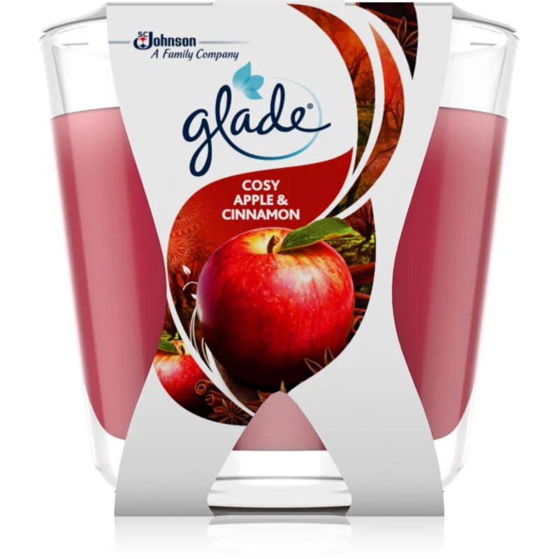 Glade Cosy Apple&Cinnamon dišeča sveča 70 g