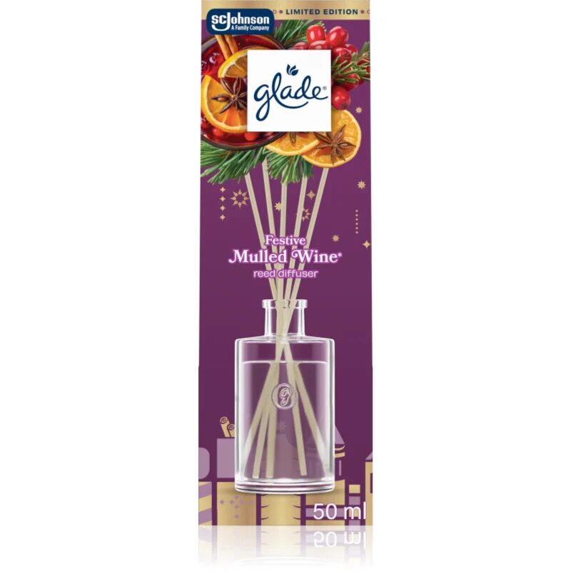 Glade Festive Mulled Wine aroma difuzor s polnilom 50 ml