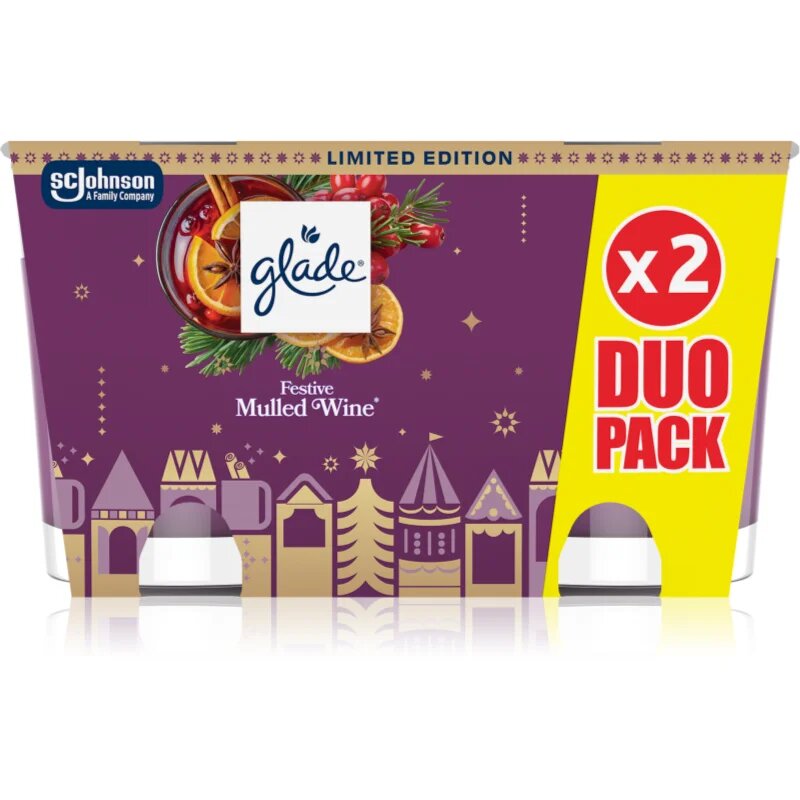 Glade Festive Mulled Wine darilni set 2x112 g