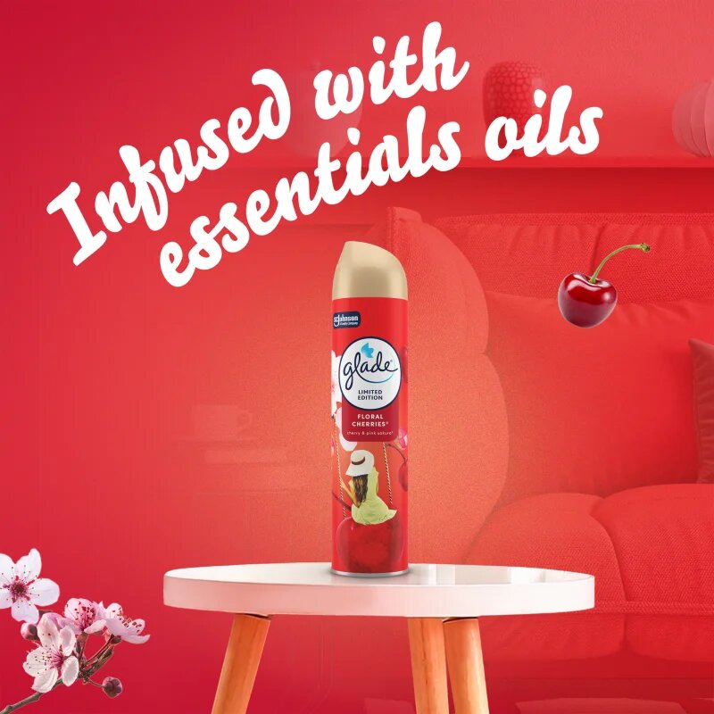 Glade Floral Cherries osvežilec zraka 300 ml