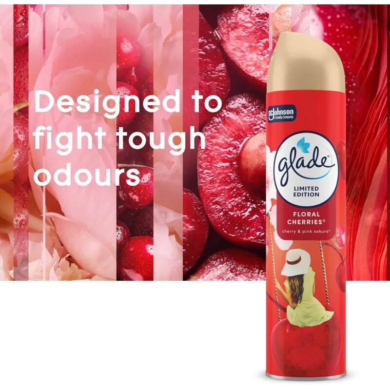Glade Floral Cherries osvežilec zraka 300 ml